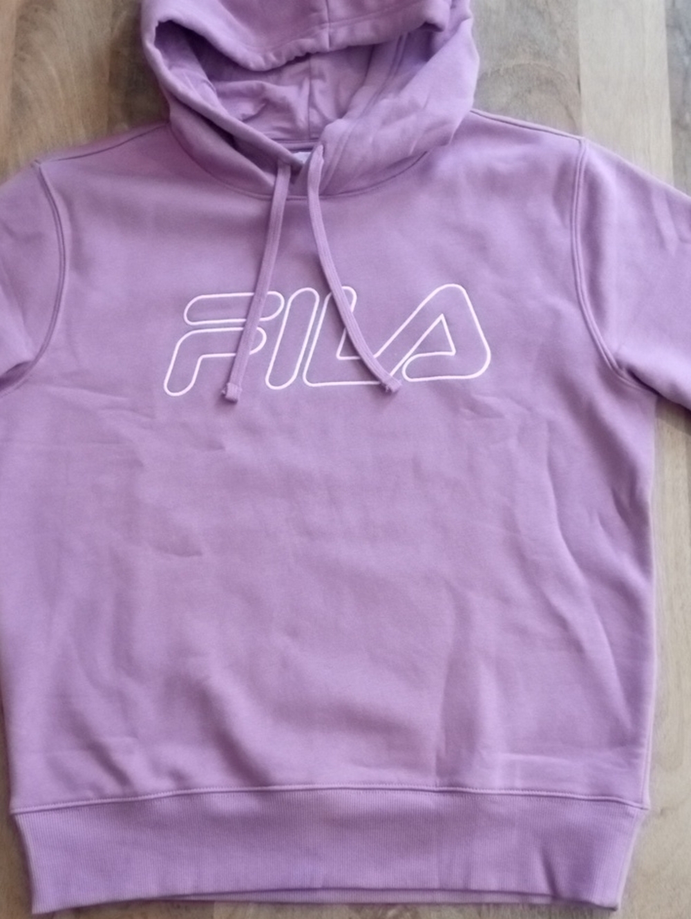 Fila Plum Pullover Hoodie with White Logo